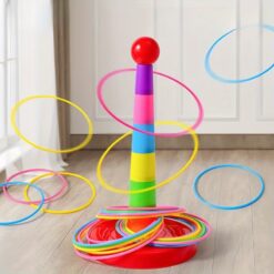 Kids Colorful Ring Toss Game Set